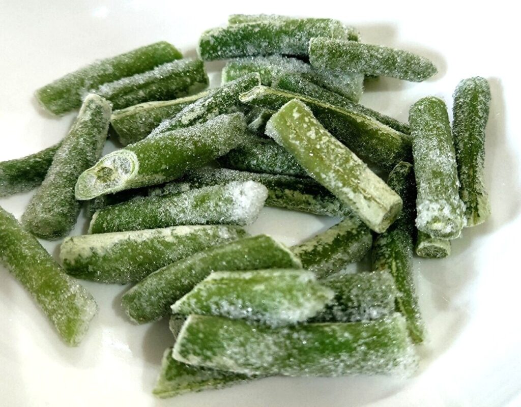 業務スーパー 冷凍 カットいんげん 中身