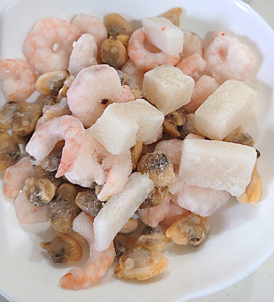 業務スーパー 冷凍 シーフードミックス 中身