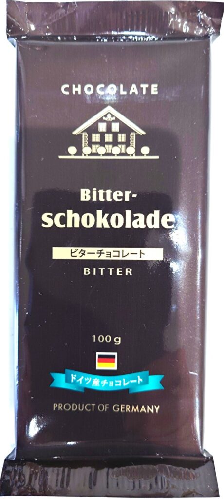 業務スーパー 菓子類 ビター チョコレート パッケージ表
