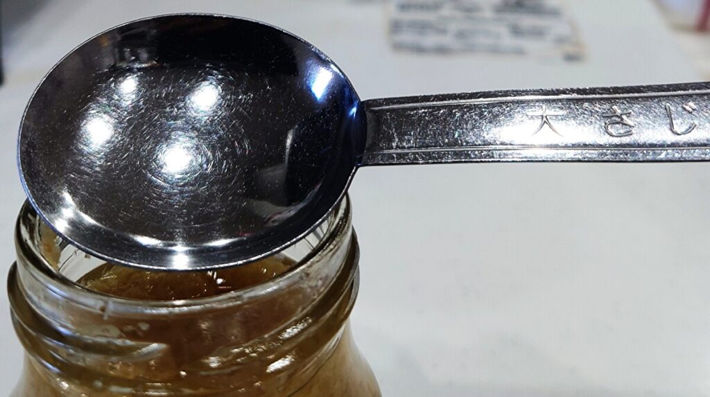 業務スーパー 調味料 姜葱醤 ジャンツォンジャン 大さじ検証1