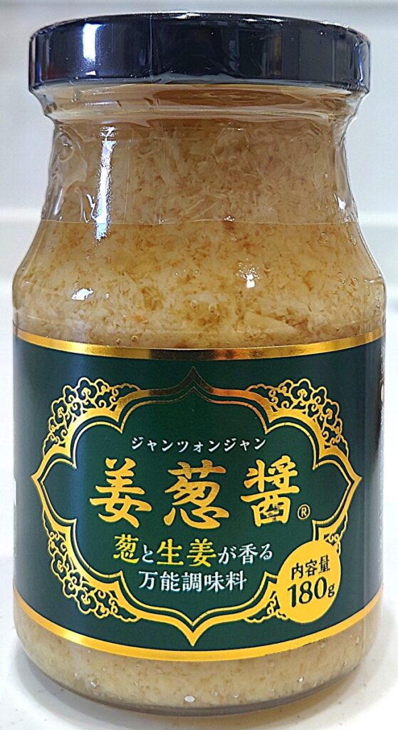 業務スーパー 調味料 姜葱醤 ジャンツォンジャン パッケージ表