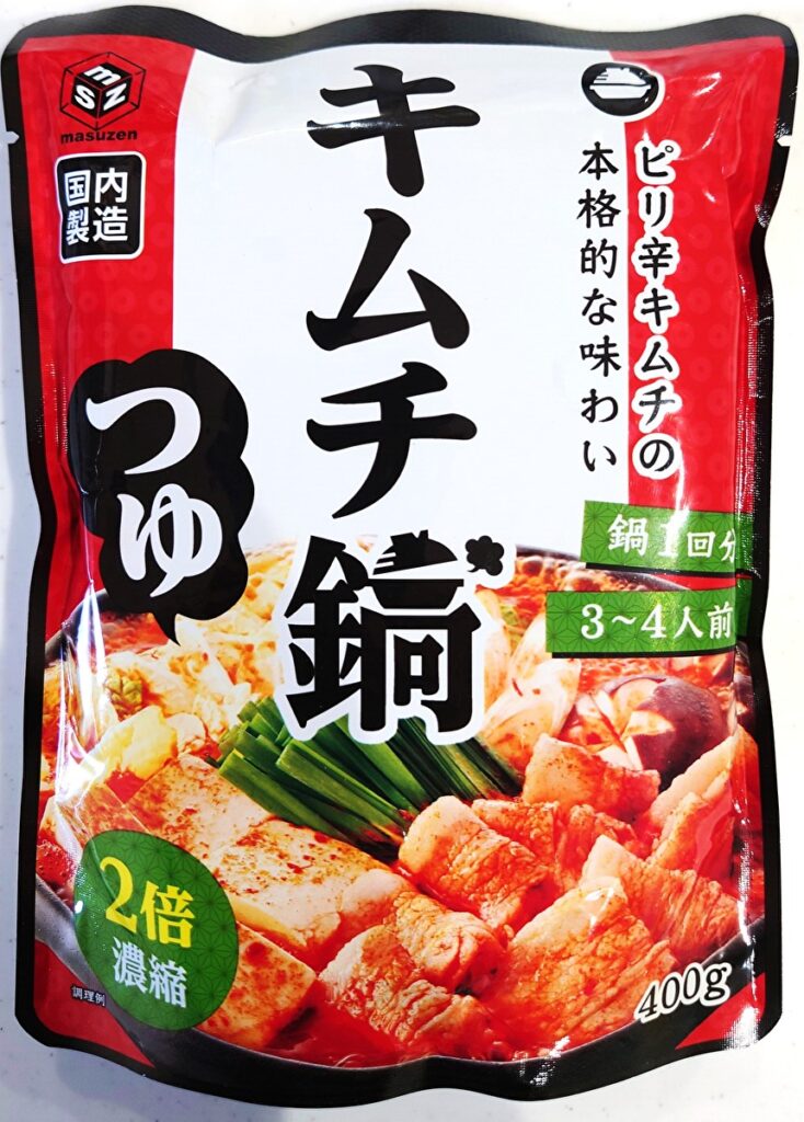 業務スーパー 調味料 ちゃんこ鍋つゆ パッケージ表