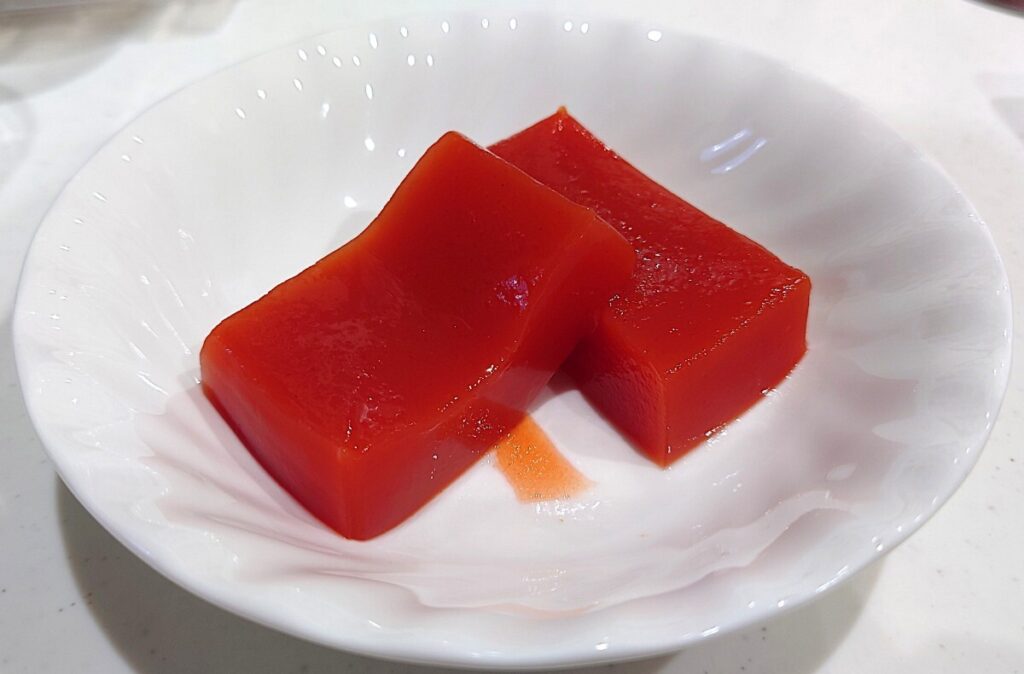 業務スーパー 牛乳パックスイーツ 完熟トマトゼリー 実食 そのまま