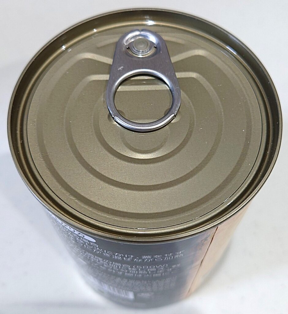 業務スーパー グリーンカレー 缶 パッケージ上部