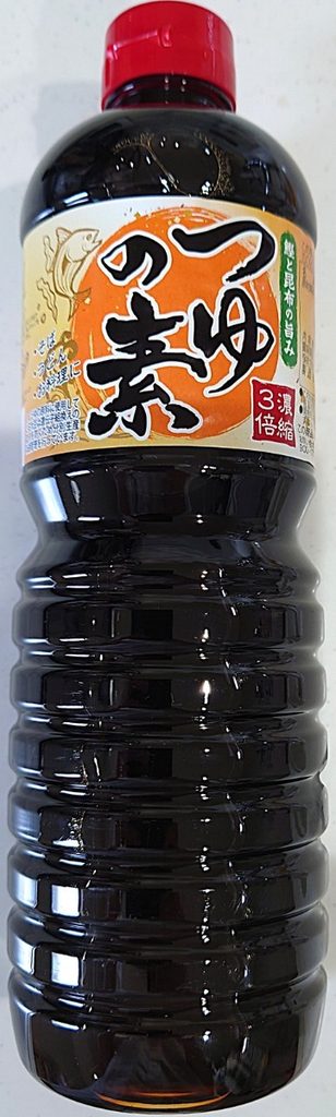 業務スーパー 調味料 つゆの素 パッケージ表