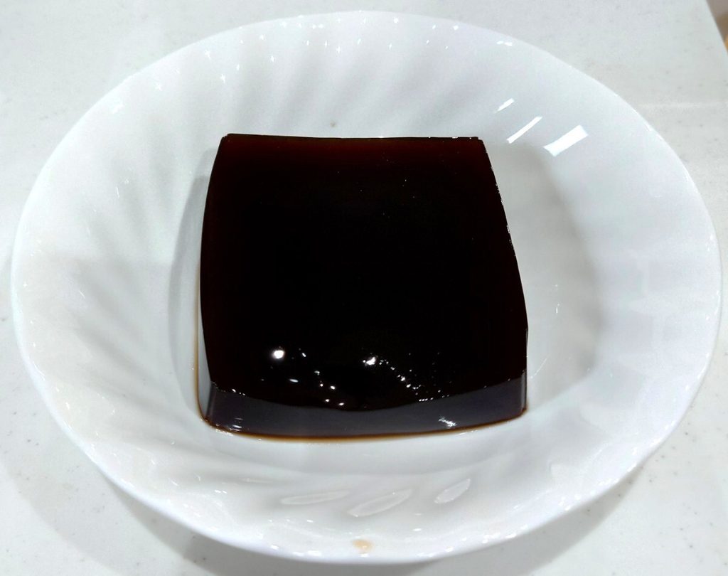 業務スーパー 牛乳パックスイーツ コーヒーゼリー 盛り付け例