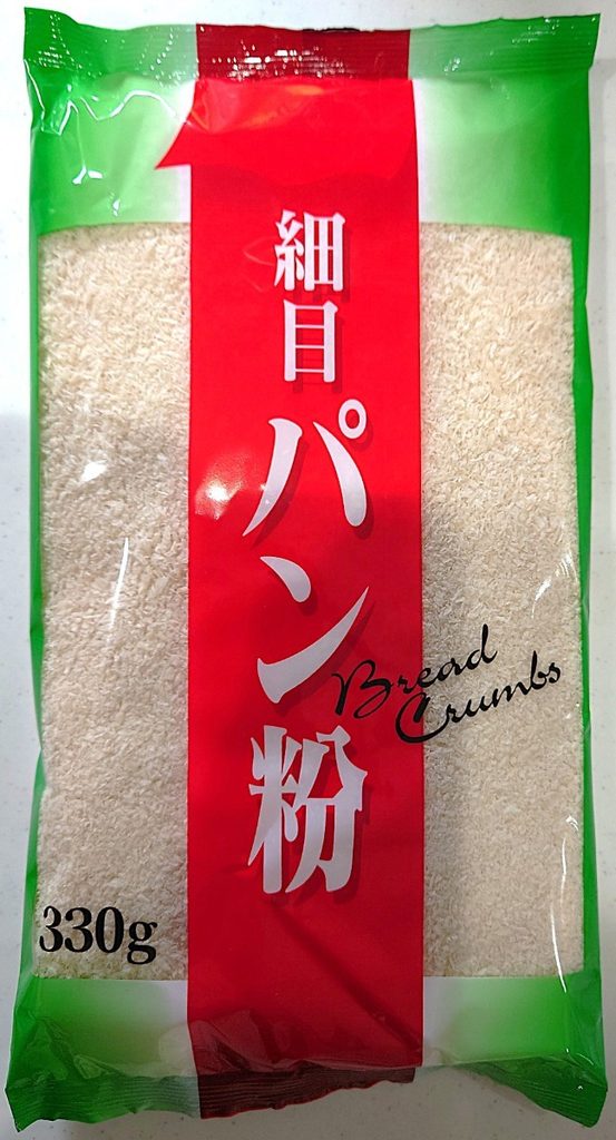 業務スーパー 調味料 細めパン粉 パッケージ表
