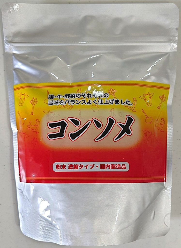 業務スーパー 調味料 コンソメ 粉末 パッケージ表