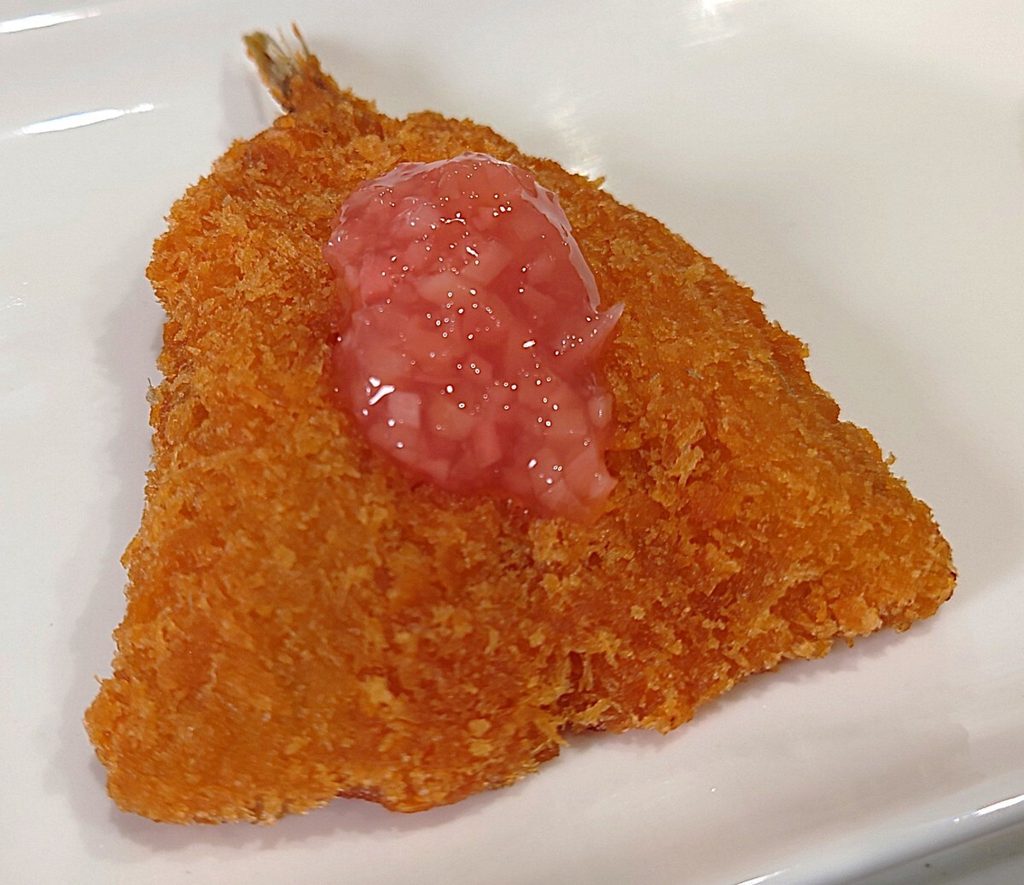 業務スーパー 調味料 かけて食べる紅生姜 アジフライに使用